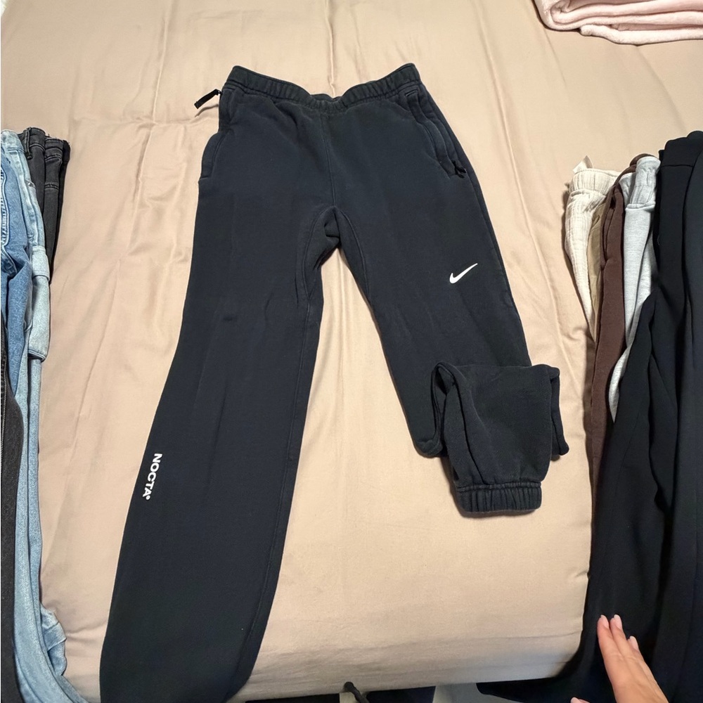Nike' Black Nocta Sweatpants - Comfortable Athletic Bottoms